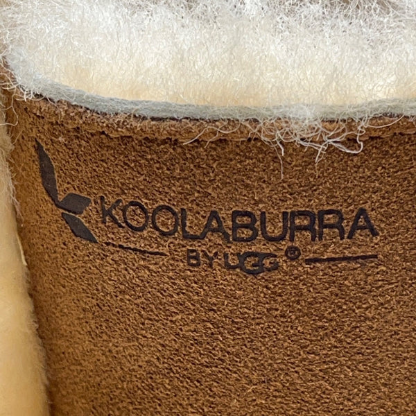 Koolaburra By UGG Women’s Brown Suede & Fur Blend Trim Tall Winter Boots Size 6