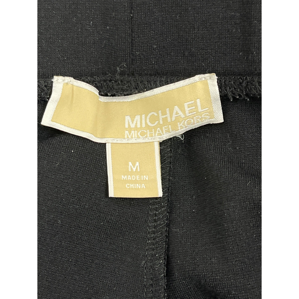 Michael Kors Womens Black Stretch Leggings Size M