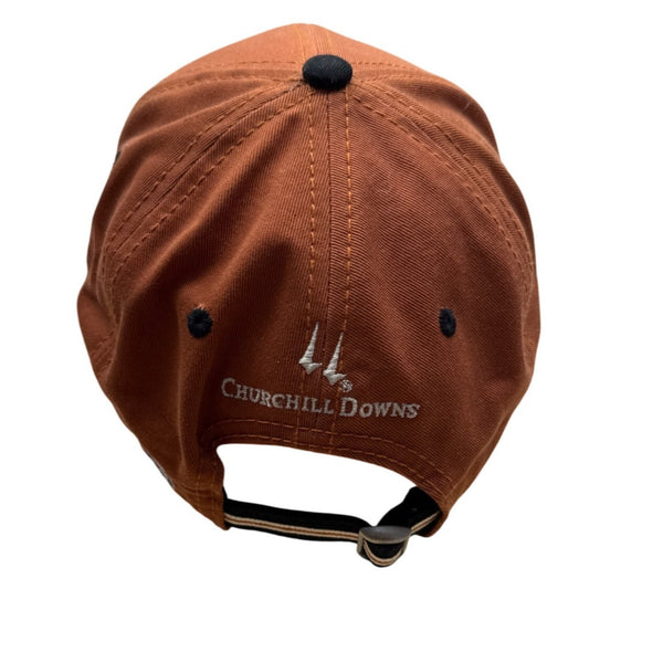 132th Kentucky Derby Churchill Downs Logo Orange Hat The Game Adjustable Strap