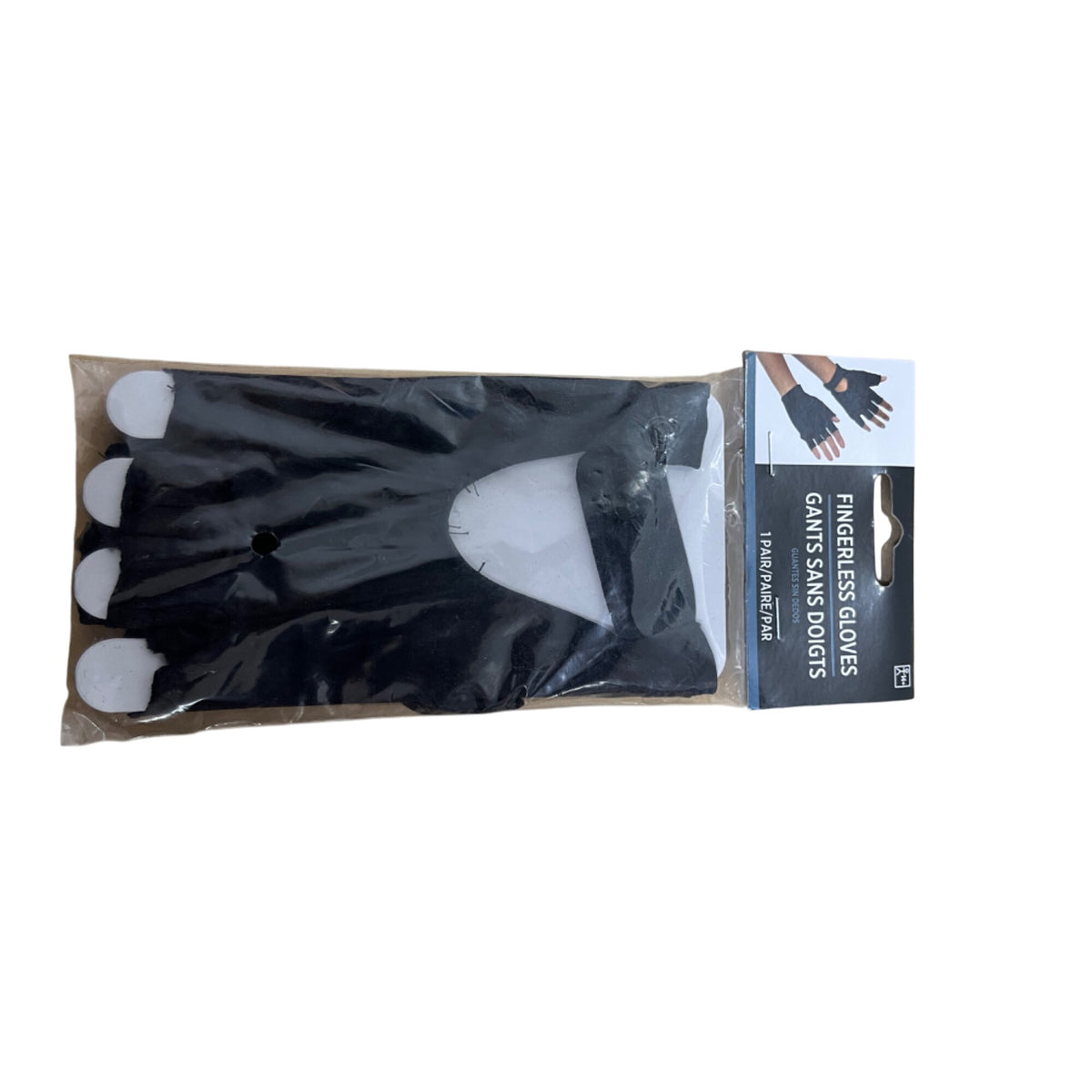 Fingerless Gloves Adults Black Stretchy One Pair Comfortable Lightweight Versatile Accessories