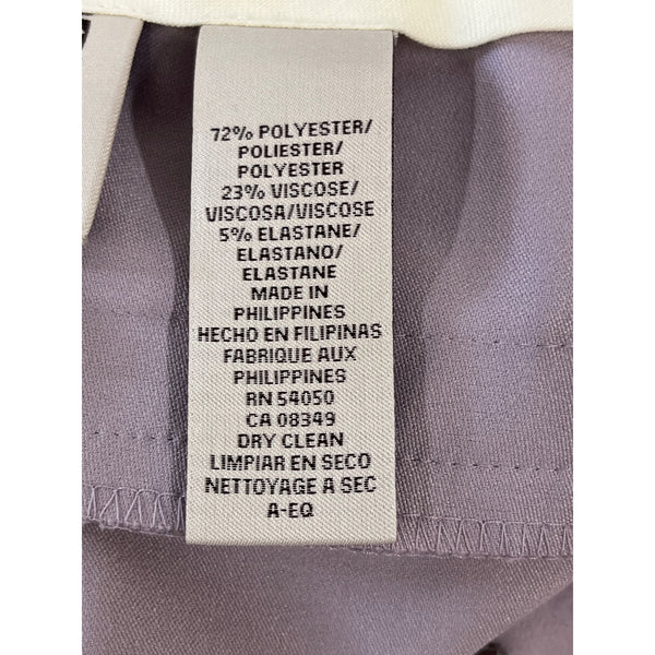 Anne Klein Womens Light Pink Two-Piece Office Suit With Blazer & Trousers Sz 10p - 14p