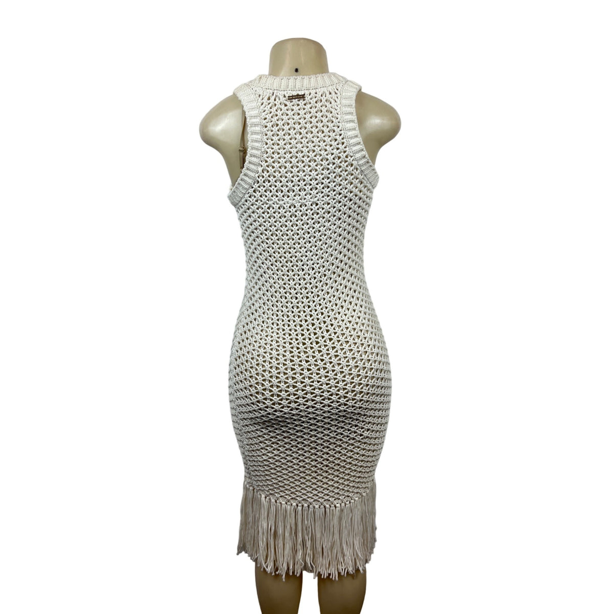 Michel Kors Women’s White Knitted Dress Size XXS