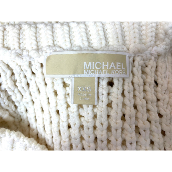 Michel Kors Women’s White Knitted Dress Size XXS