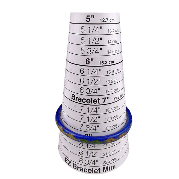 Cloisonné Womens Blue Enamel Floral Bangle Bracelet Various Metal Handmade