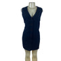 Abercrombie & Fitch Womens Sleeveless Button-Front Black Dress Sz XLP - New