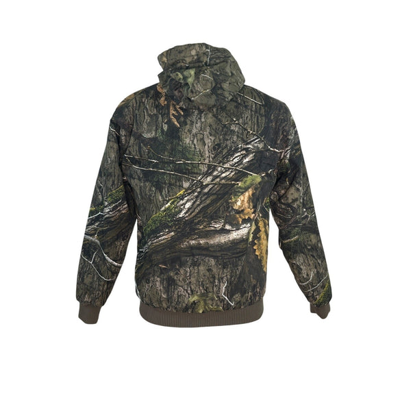 Mossy Oak Mens Camouflage Hooded Jacket Quilted Lining Size S