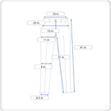 First Issue Women's Ivory High Waist Hook and Eye Flared Stretchable Pants Sz 14 - NWT