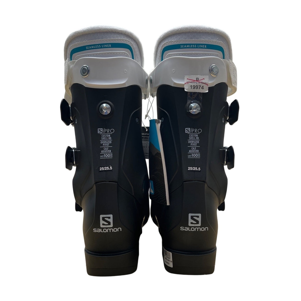 Salomon S/Pro X80 W Black Ski Boots Mondo 25.5 Therm-ic insoles included - New