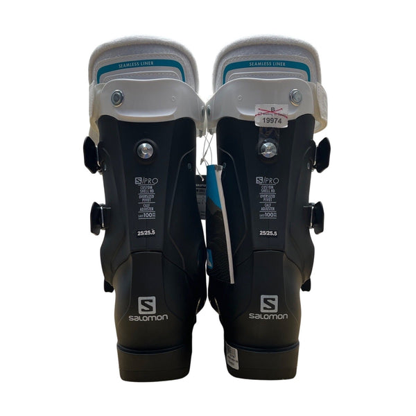 Salomon S/Pro X80 W Black Ski Boots Mondo 25.5 Therm-ic insoles included - New