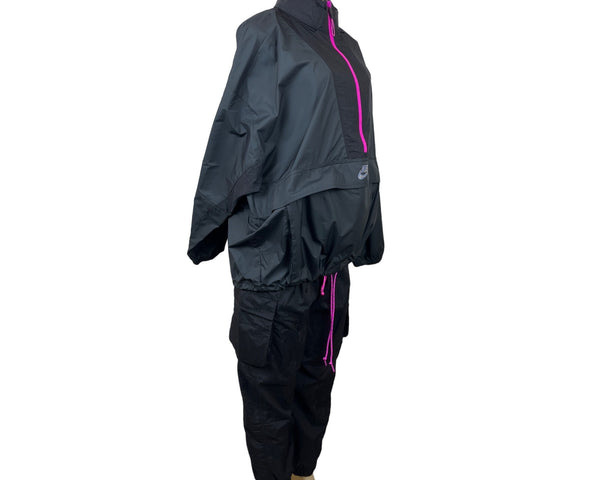 Nike Women's Black Tracksuit Set Sz L-XL