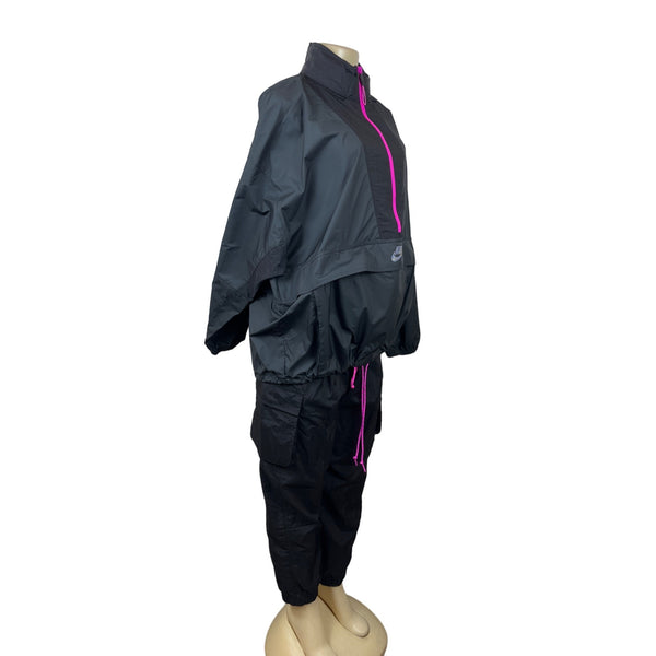 Nike Women's Black Tracksuit Set Sz L-XL