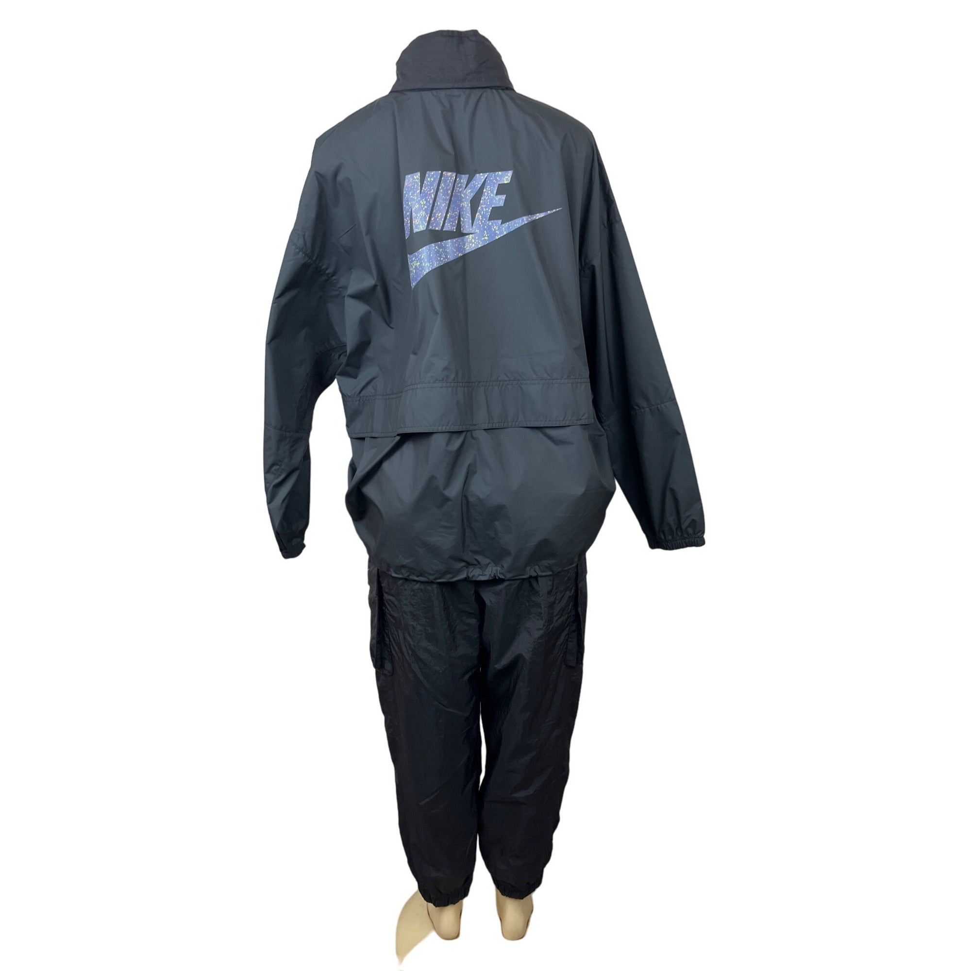 women's nike black tracksuit set