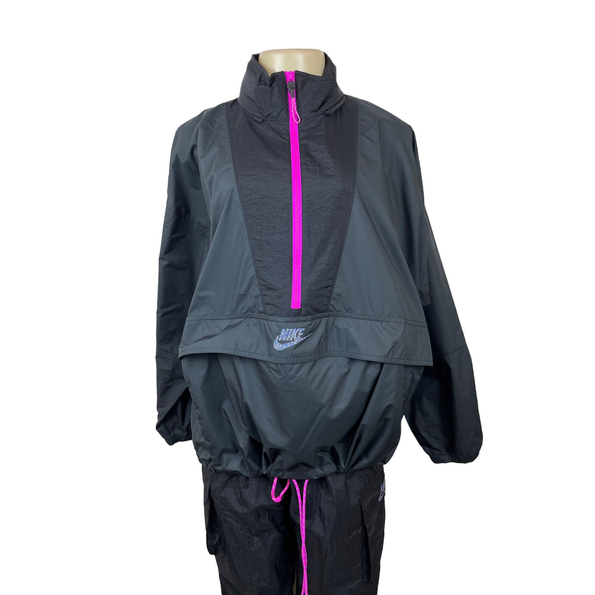 Nike Women's Black Tracksuit Set Sz L-XL