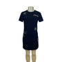 Trina Turk Womens Black Embellished Shift Dress