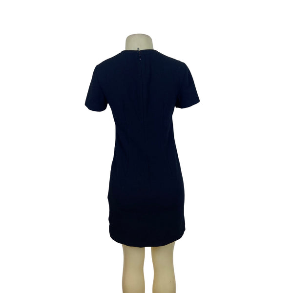 Trina Turk Womens Black Embellished Shift Dress