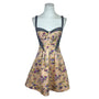 Z Spoke Zac Posen Womens Floral Fit & Flare Sleeveless Dress Multicolor Size 4