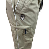 Convert Women Ski Jacket & Pants Set Beige Hooded Snowboarding Suit Sz S/M - New
