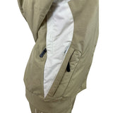 Convert Women Ski Jacket & Pants Set Beige Hooded Snowboarding Suit Sz S/M - New