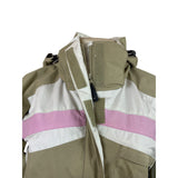 Convert Women Ski Jacket & Pants Set Beige Hooded Snowboarding Suit Sz S/M - New