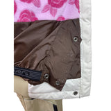 Convert Women Ski Jacket & Pants Set Beige Hooded Snowboarding Suit Sz S/M - New