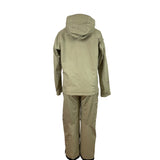 Convert Women Ski Jacket & Pants Set Beige Hooded Snowboarding Suit Sz S/M - New