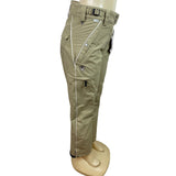 Convert Women Ski Jacket & Pants Set Beige Hooded Snowboarding Suit Sz S/M - New