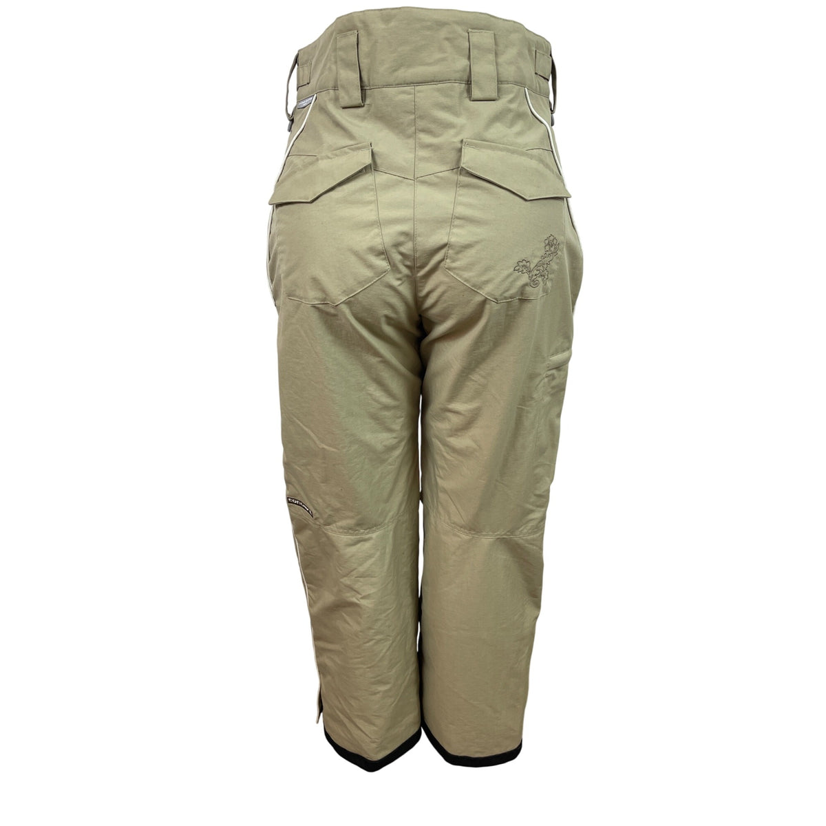 Convert Women Ski Jacket & Pants Set Beige Hooded Snowboarding Suit Sz S/M - New