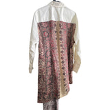 JW Anderson Womens Patterned Shirt Dress US Size 6 Multicolor Paisley Design