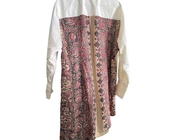 JW Anderson Womens Patterned Shirt Dress US Size 6 Multicolor Paisley Design