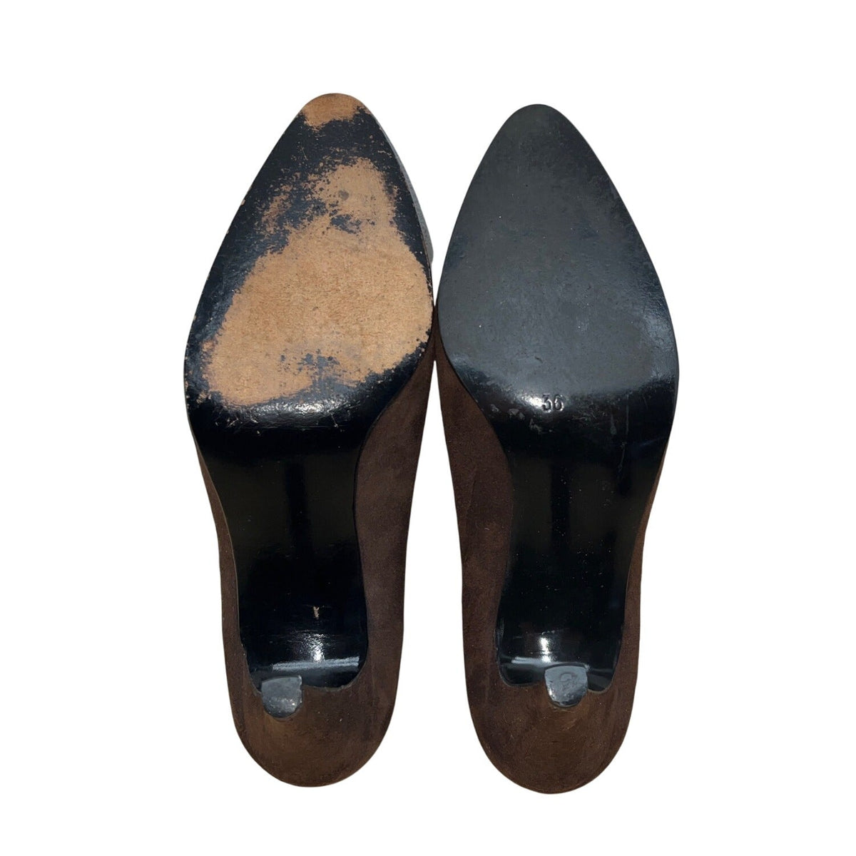 Vintage Obel Women’s Brown Suede Leather Heel Pumps Size 5.5 US (36 EU)