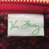 Vera Bradley Red Paisley Quilted Long Straps & Zipper Closure Travel Duffle Bag