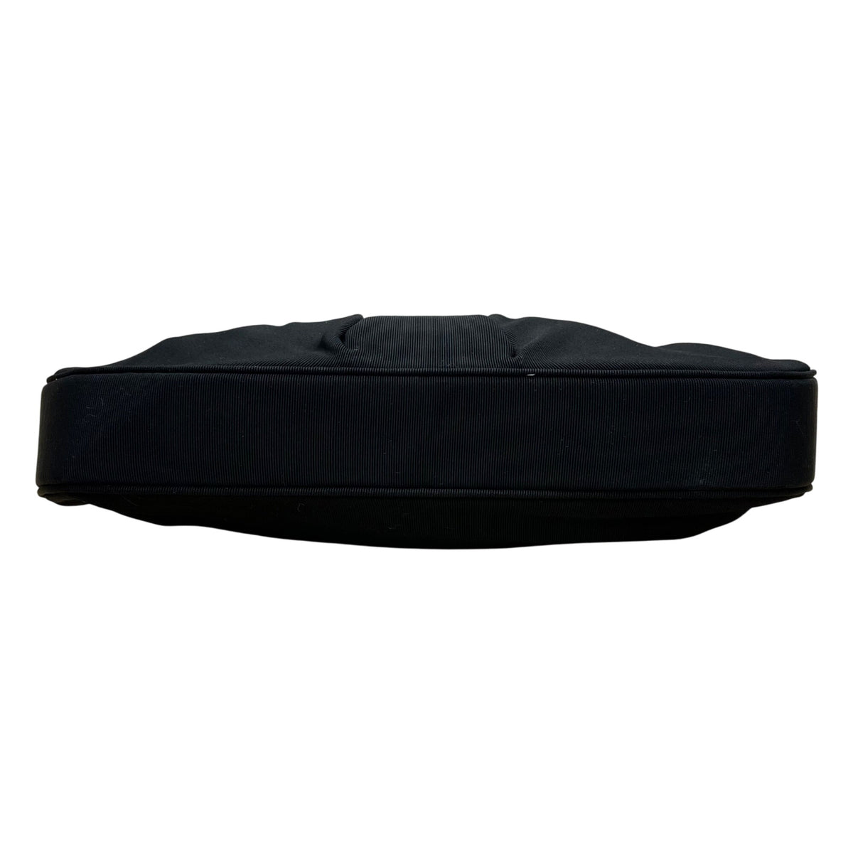 Vintage L And M Women’s Black Satin With Gold Frame & Pouch Evening Clutch