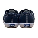 Keds Womens Champion Navy Canvas White Laces Low Top Softerra Sneakers Sz 7 XW