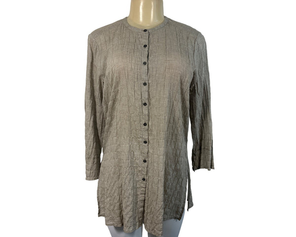 Eileen Fisher Women's Greige Buttondown Sz XS - NWT