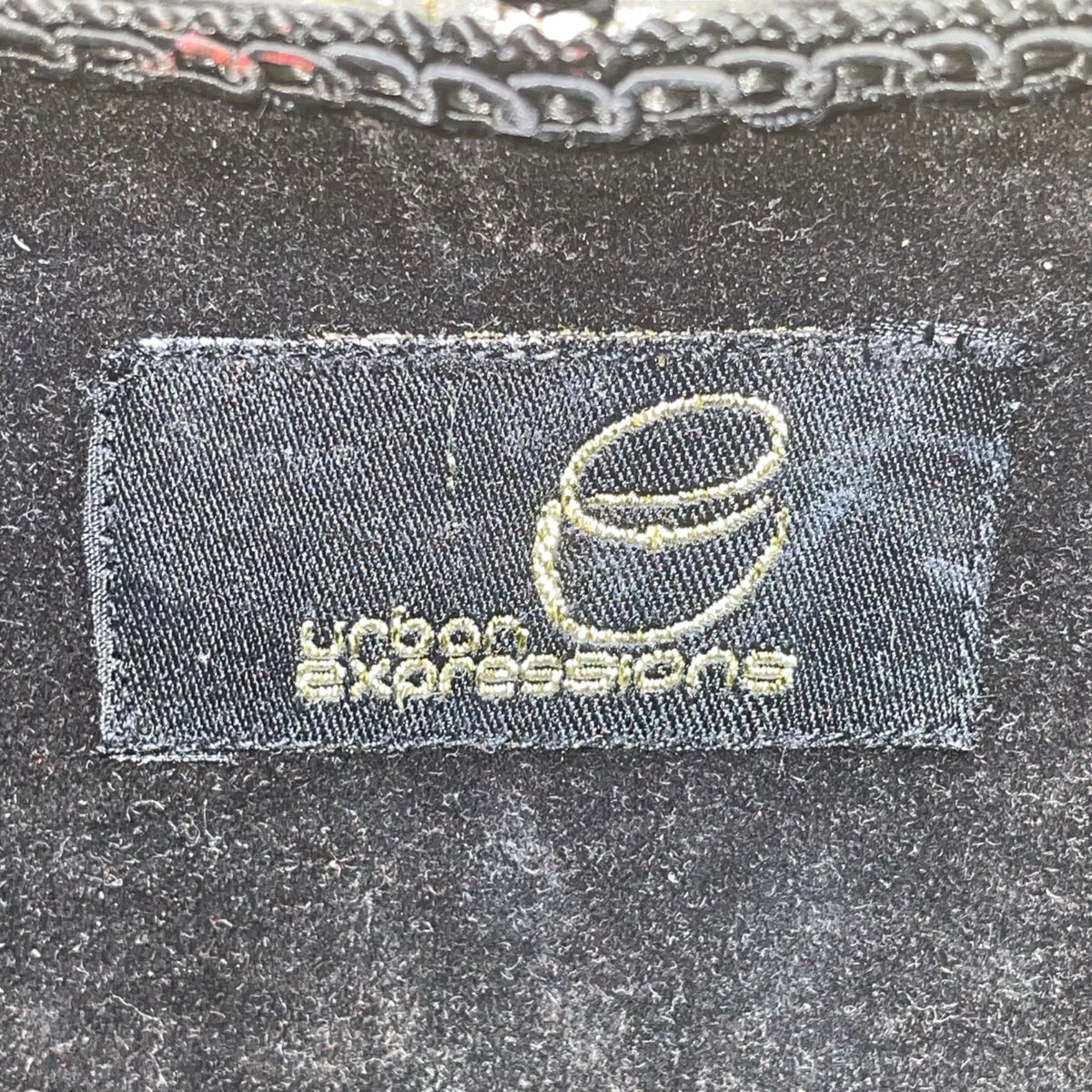 Urban Expressions Women’s Black Faux Croc Embossed Leather Crossbody Clutch