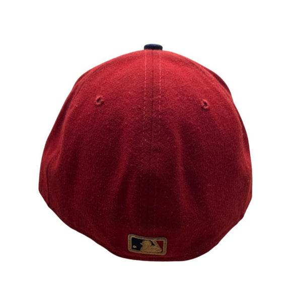 New Era 59Fifty Philadelphia Phillies Red Baseball Cap MLB Logo Size 7 1/2