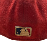 New Era 59Fifty Philadelphia Phillies Red Baseball Cap MLB Logo Size 7 1/2