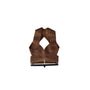 Forever 21 Womens Tan Cross Halter Crop Top Medium Size Comfortable Fit