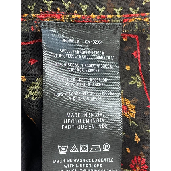 Akemi + Kin Women’s Black Sheer Mini Dress With Embroidery Sz S - New