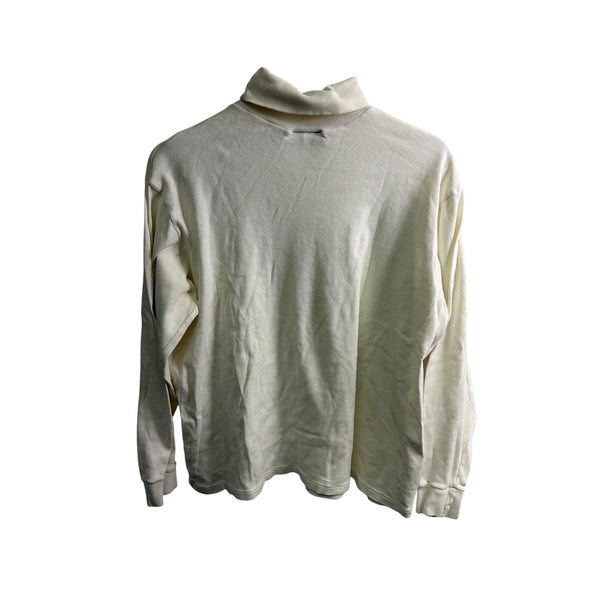 ONeill Unisex White Cotton Turtleneck Long Sleeve Casual Shirt Size OS ONeill Unisex White Cotton Turtleneck Long Sleeve Casual Shirt Size OS