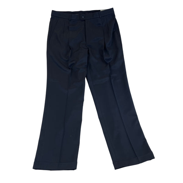 Perry Ellis Mens Black Stretch Luxury Classic Fit Dress Pants 36x32 - New