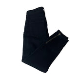 Bebe Women's Modern BlackJeans With Satimnless Steel Zippers Sz 26