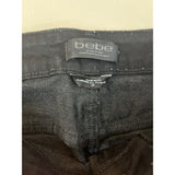 Bebe Women's Modern BlackJeans With Satimnless Steel Zippers Sz 26