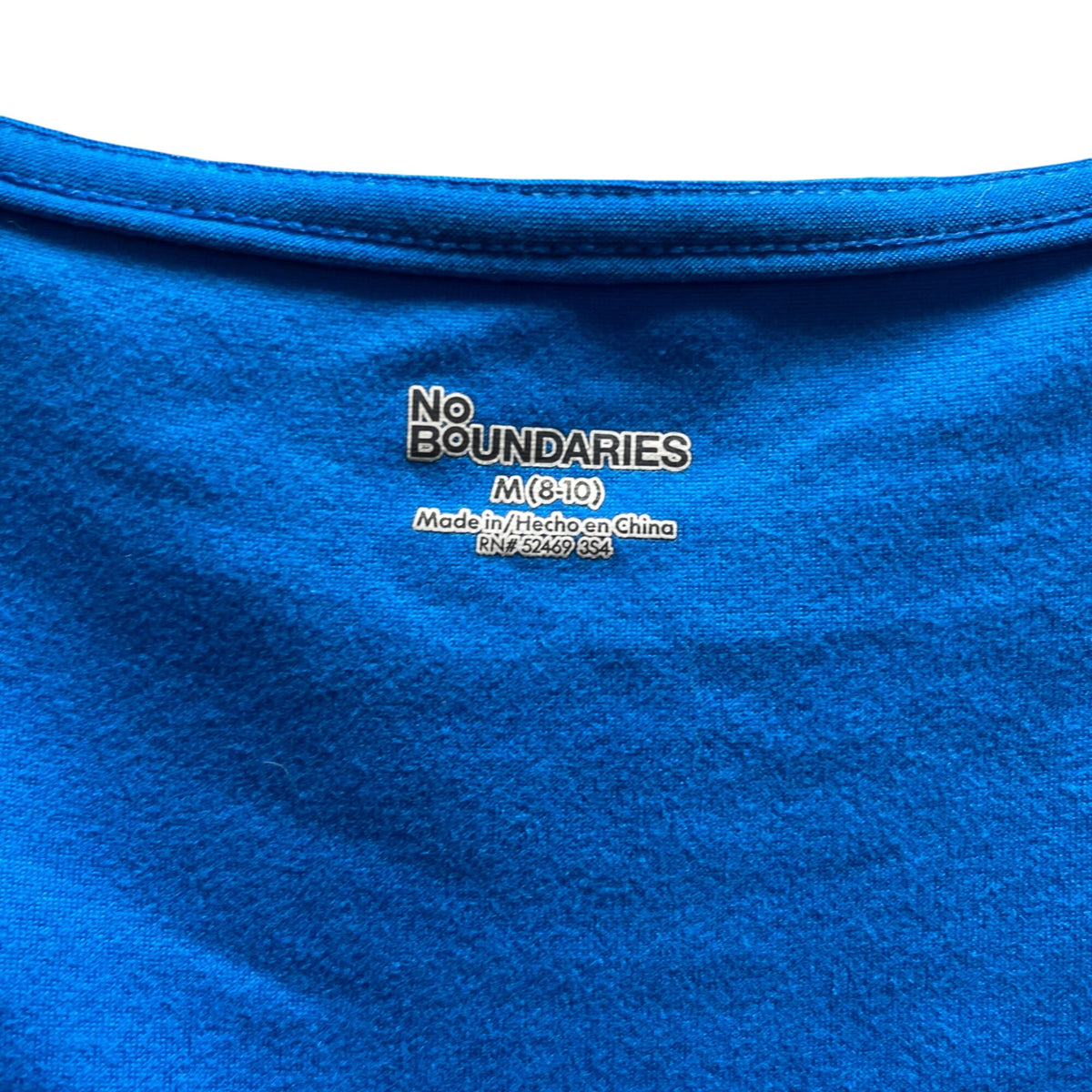 No Boundaries Womens Blue Maxi Short Sleeve Dress Recycled Blend Size M (8-10)