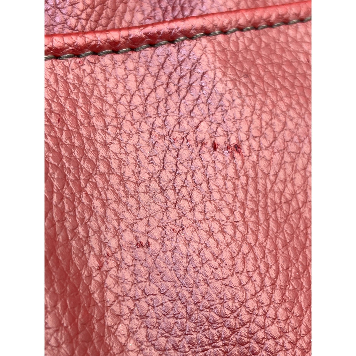 Tignanello Women’s Red Leather Exterior Magnetic Flap Pockets Crossbody Bag