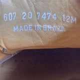 Johnston & Murphy Chocolate Brown Sheepskin Shuler Chukka Boots Size 12M
