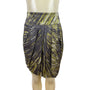Ann Taylor Womens Printed  Pleated Skirt Multicolor Size 4 - New