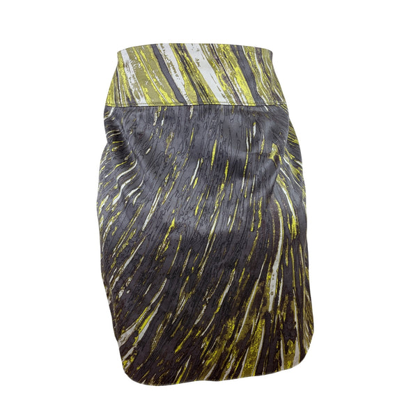 Ann Taylor Womens Printed  Pleated Skirt Multicolor Size 4 - New