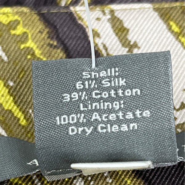 Ann Taylor Womens Printed  Pleated Skirt Multicolor Size 4 - New