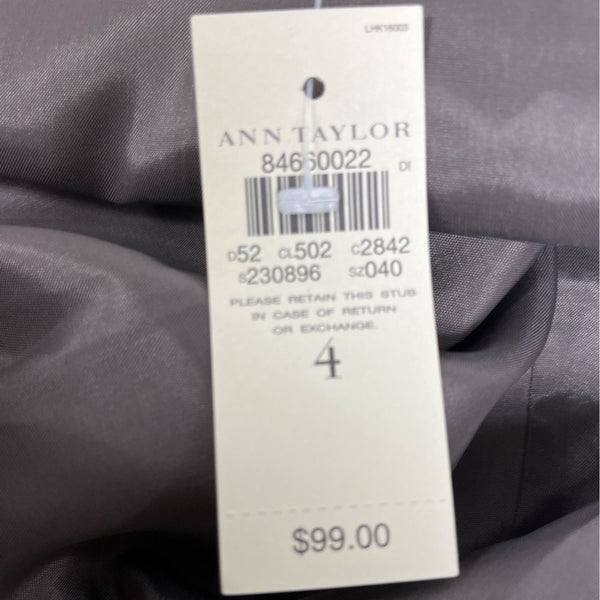 Ann Taylor Womens Printed  Pleated Skirt Multicolor Size 4 - New